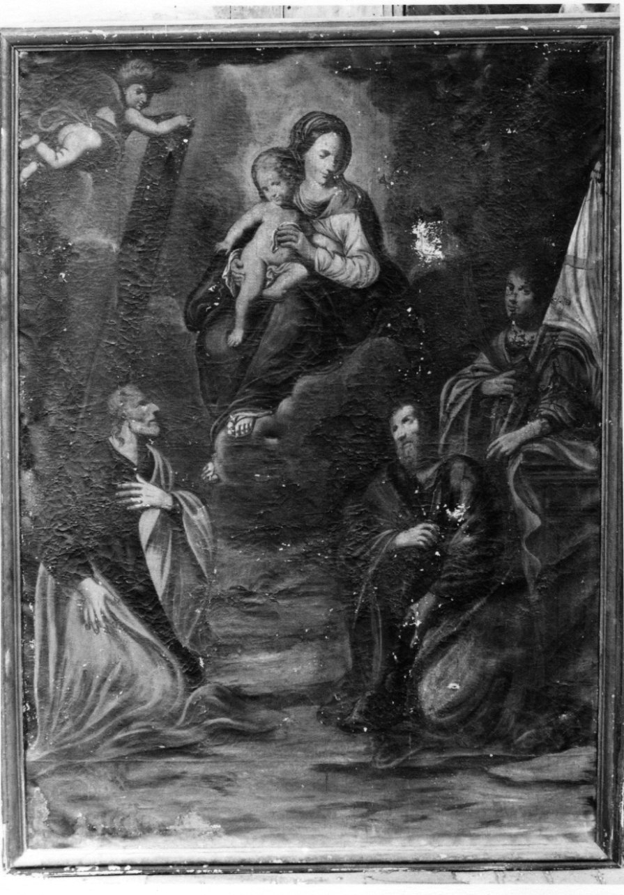 Madonna con Bambino tra Sant'Andrea, San Bartolomeo e San Maurizio (dipinto, opera isolata) - ambito piemontese (fine/inizio secc. XVII/ XVIII)