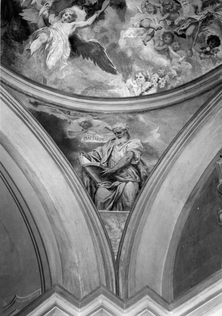 San Matteo Evangelista (dipinto) di Nizza S, Ricci G (secondo quarto sec. XX)