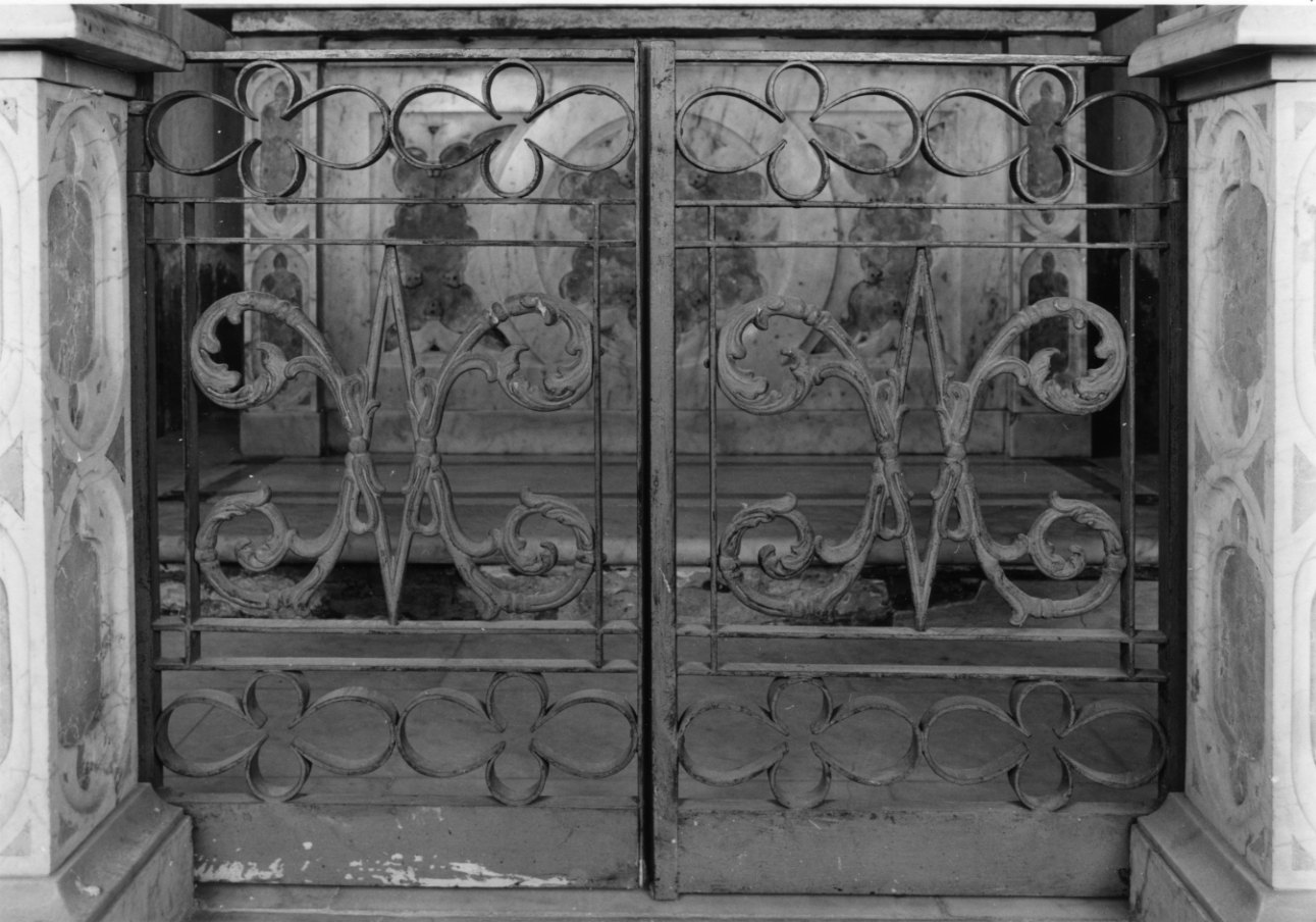 cancello di balaustrata di Morgari Rodolfo - bottega piemontese (terzo quarto sec. XIX)