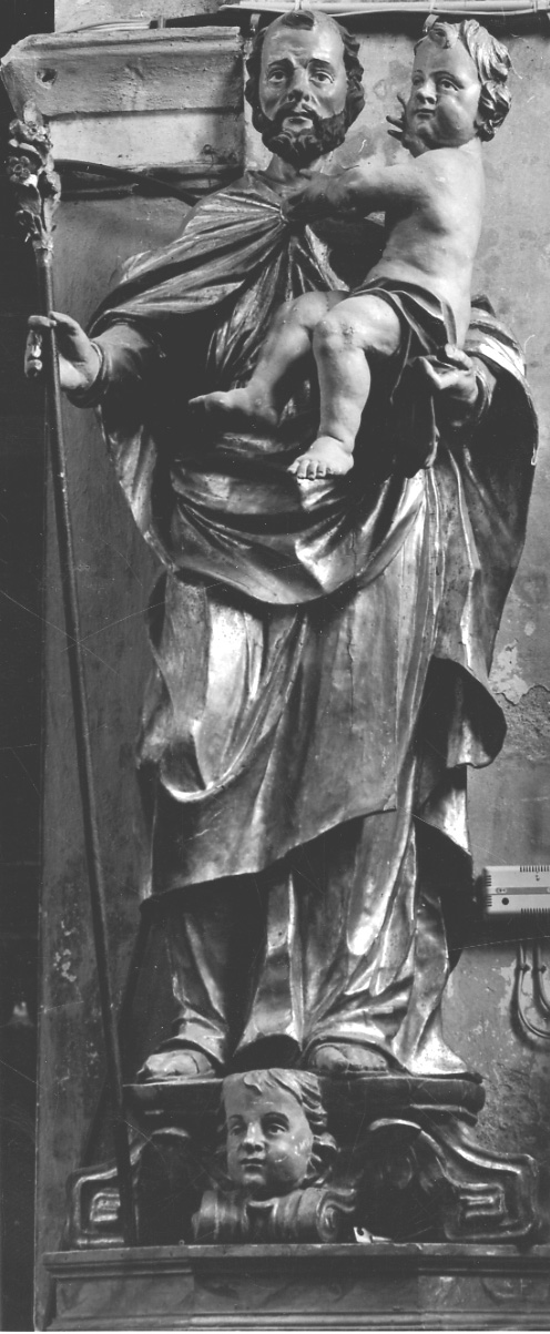San Giuseppe e Gesù Bambino (statua, opera isolata) - bottega della Val Formazza (seconda metà sec. XVII)