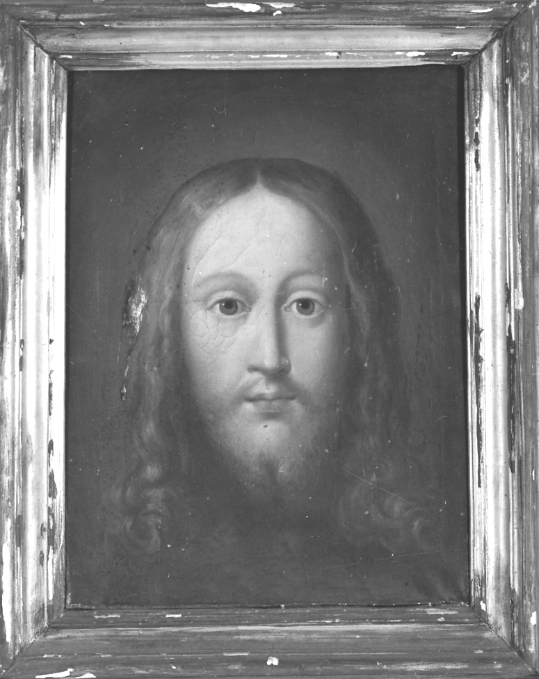 volto di Cristo (dipinto, opera isolata) - ambito ossolano (prima metà sec. XIX)