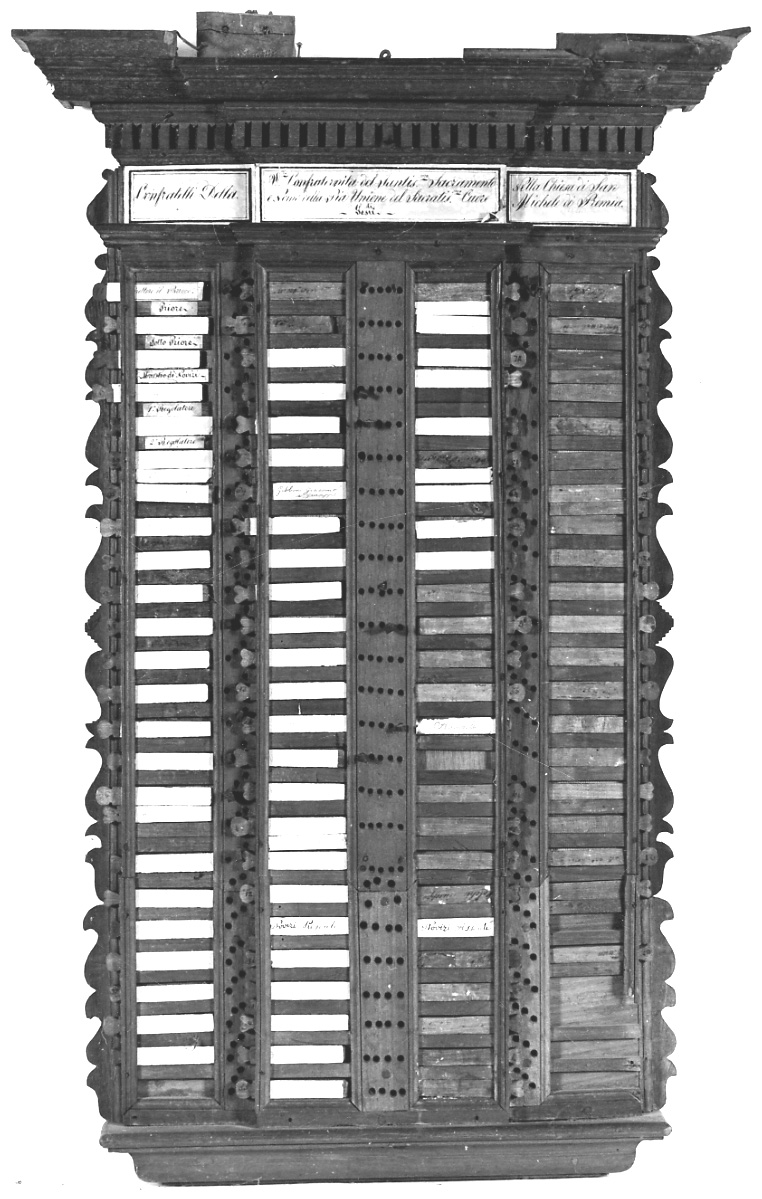 tabella di confraternita, opera isolata - ambito ossolano (ultimo quarto sec. XVIII)