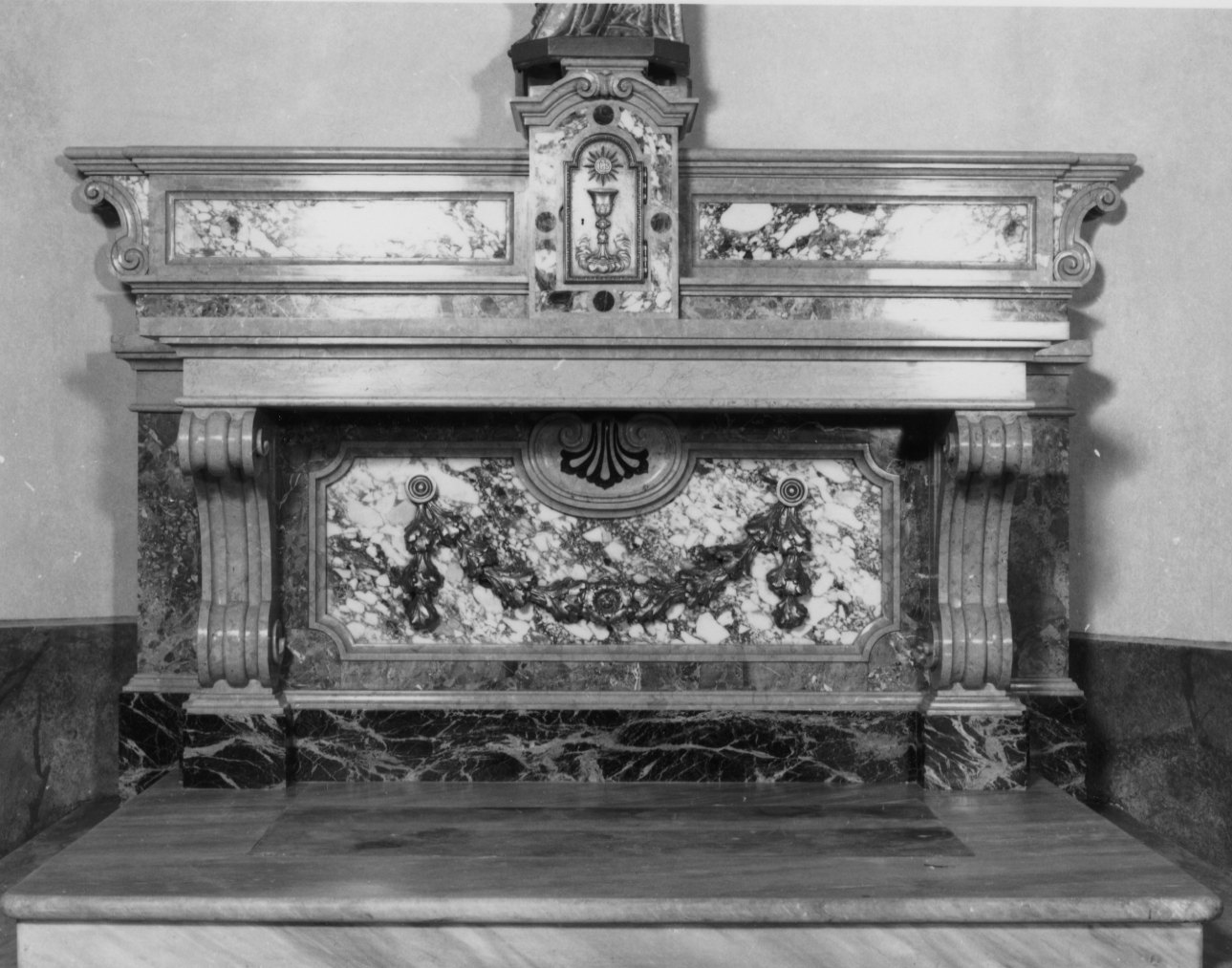motivo decorativo fitomorfo (altare, opera isolata) - bottega piemontese (fine/inizio secc. XVIII/ XIX)