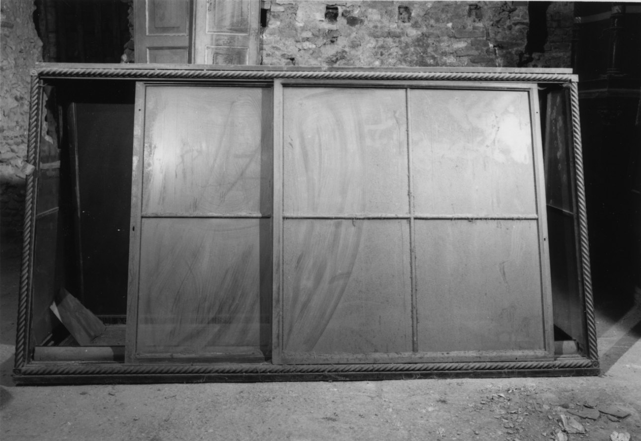 vetrina, opera isolata - produzione piemontese (fine/inizio secc. XIX/ XX)
