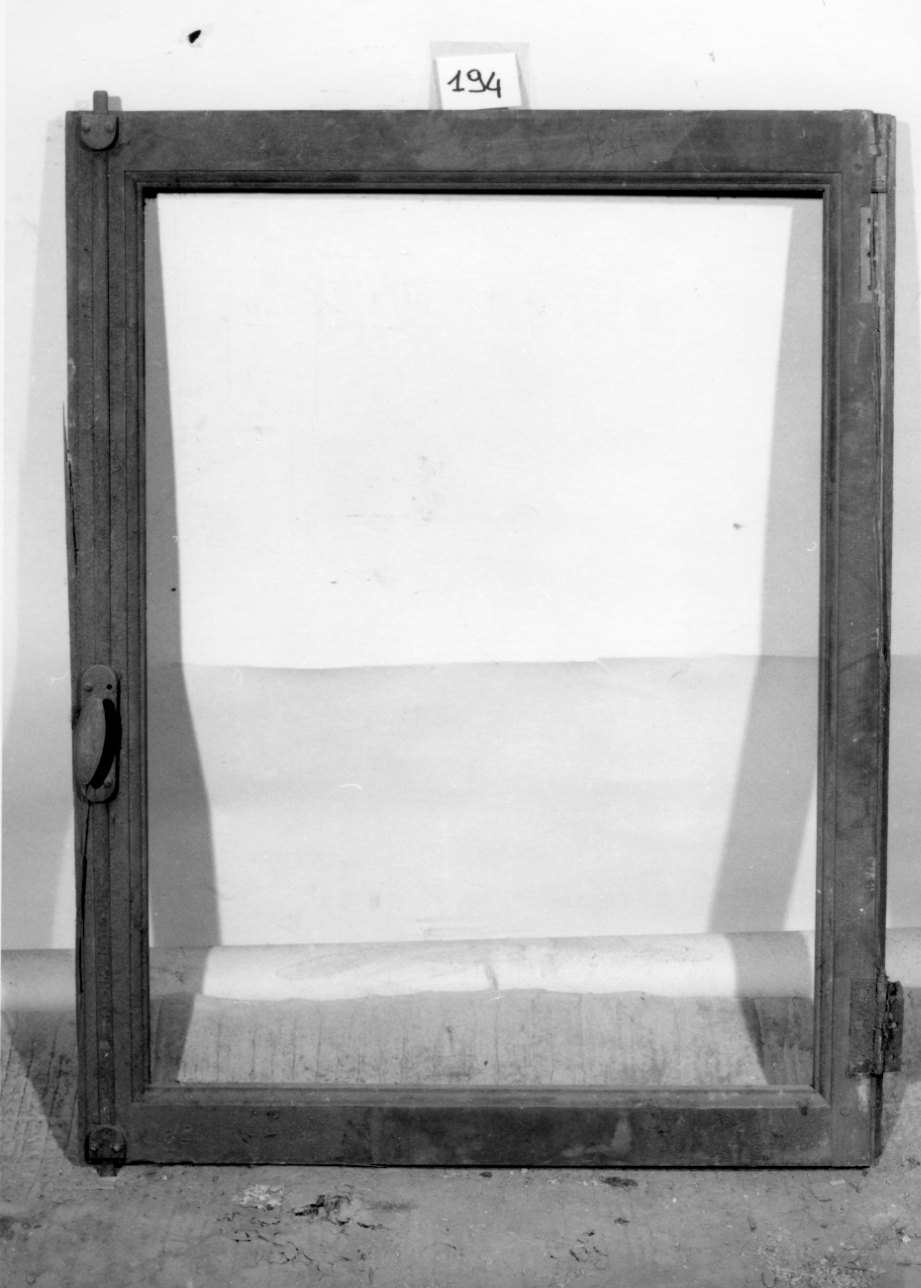 mostra di finestra, serie - produzione piemontese (fine/inizio secc. XIX/ XX)