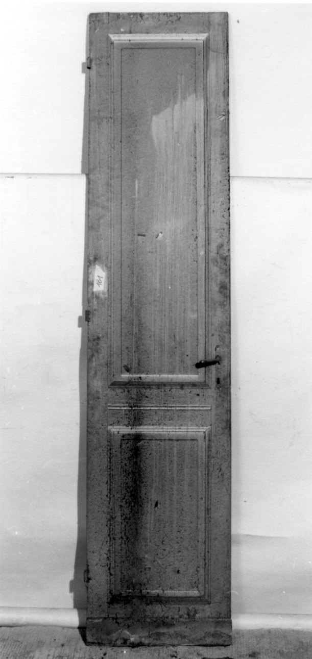 porta, opera isolata - produzione piemontese (seconda metà sec. XIX)