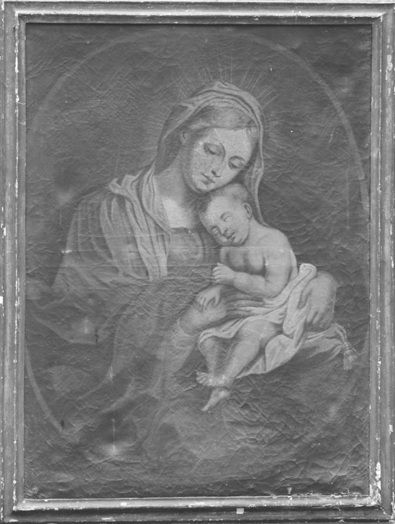 Madonna con Bambino (dipinto, opera isolata) - ambito cusiano (secondo quarto sec. XIX)