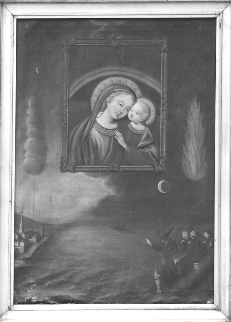 Madonna del Buon Consiglio (dipinto, opera isolata) - ambito cusiano (seconda metà sec. XIX)