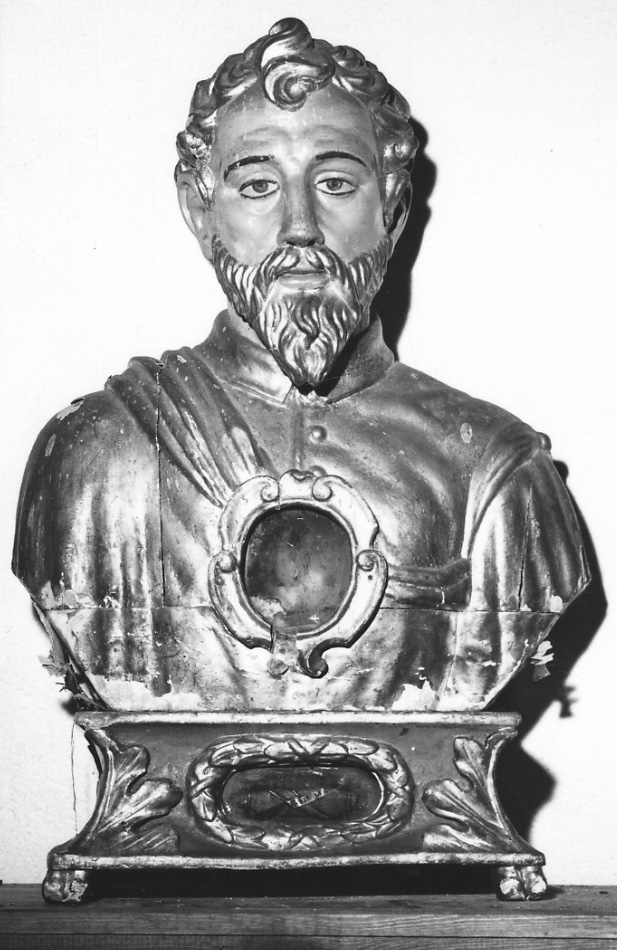 San Romano (reliquiario - a busto, serie) di D'Alberto Francesco Antonio (attribuito) (ultimo quarto sec. XVII)