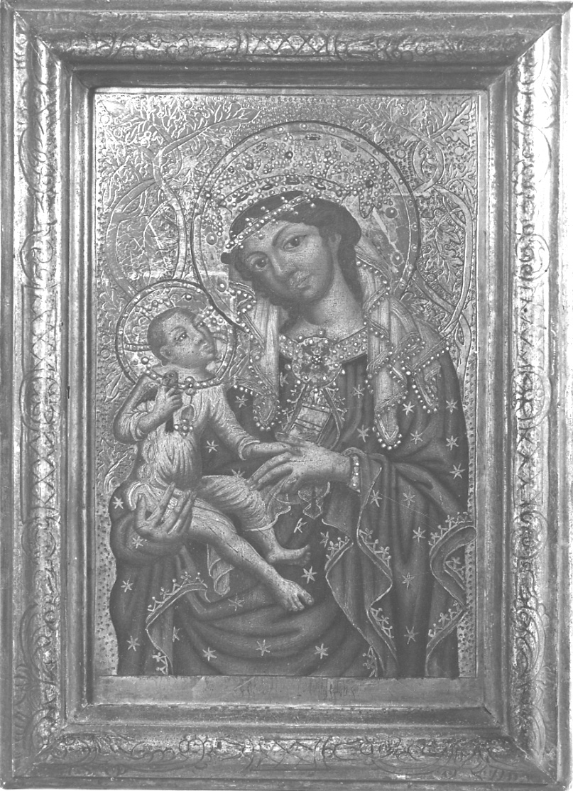 Madonna con Bambino (dipinto, opera isolata) - ambito cecoslovacco (terzo quarto sec. XVIII)