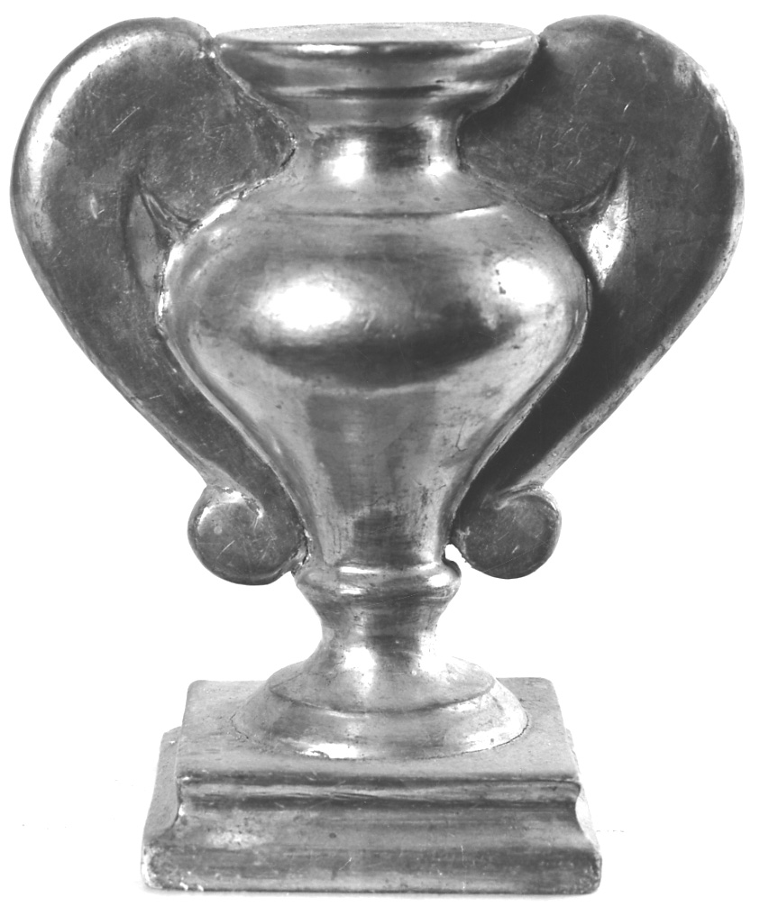 vaso d'altare con composizione floreale, serie - ambito italiano (prima metà sec. XIX)