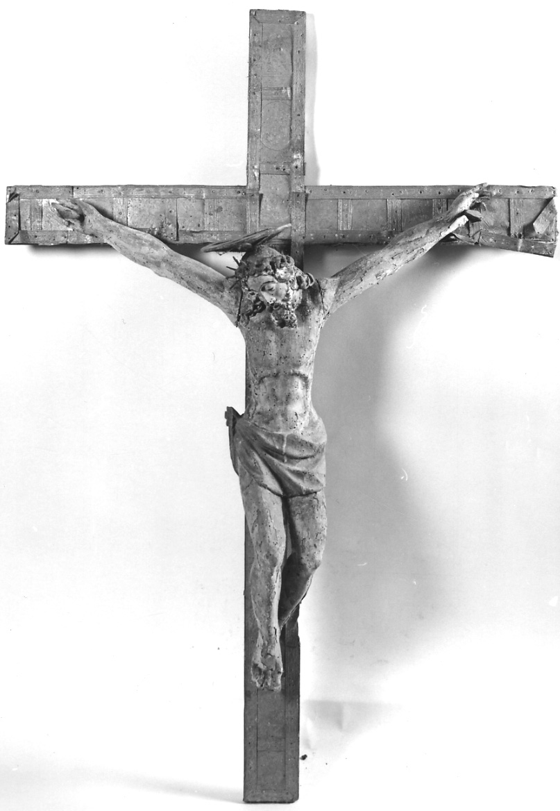 Cristo crocifisso (crocifisso, opera isolata) - ambito lombardo (metà sec. XVII)