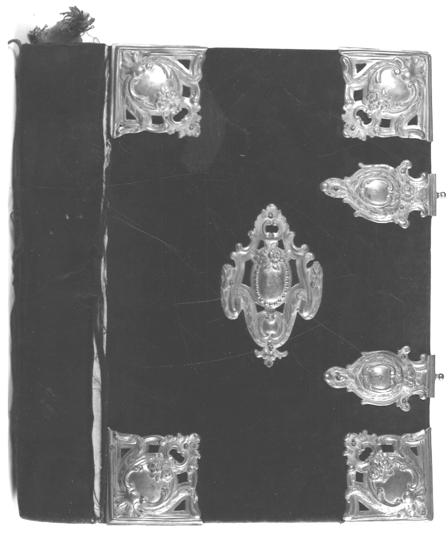 coperta di libro liturgico, opera isolata - ambito tedesco (seconda metà sec. XIX)