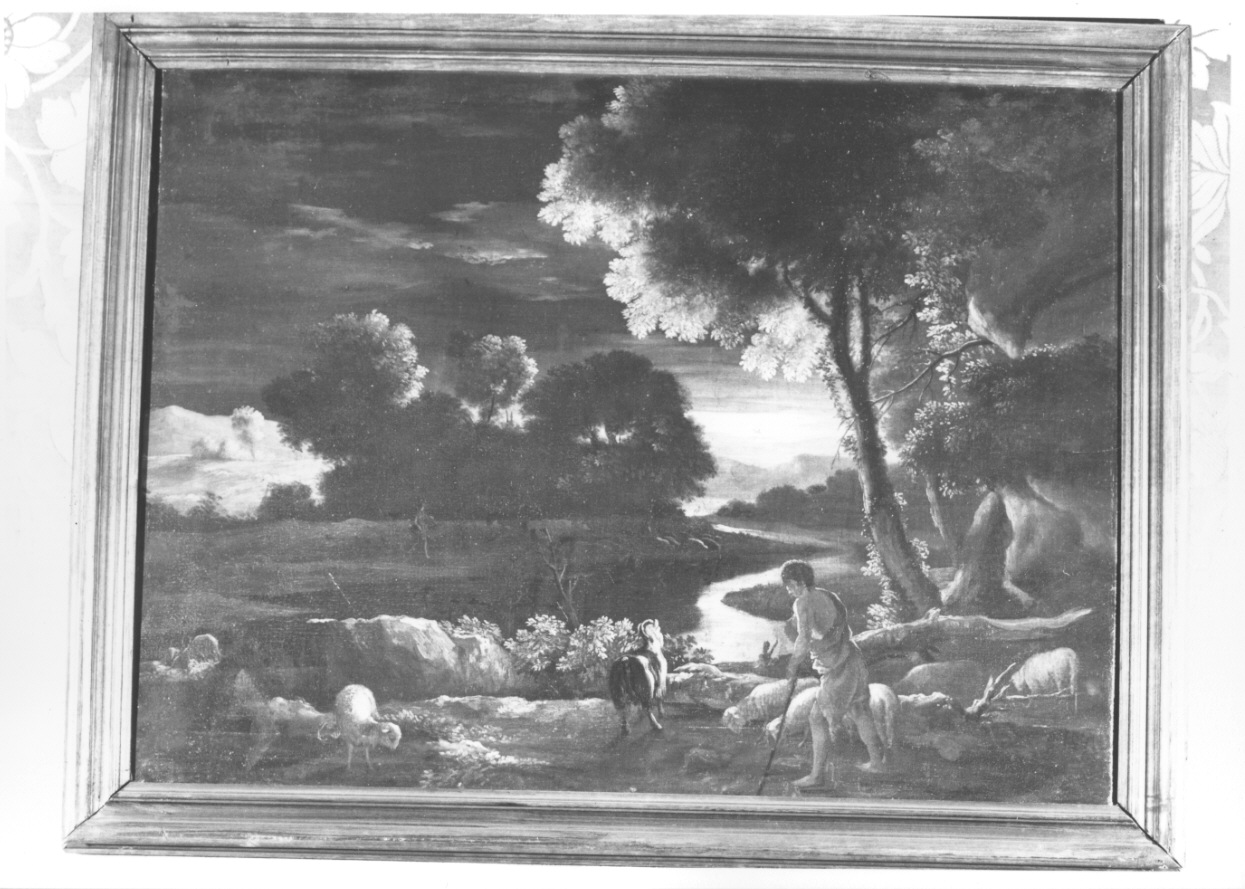 paesaggio notturno (dipinto, opera isolata) di Dughet Gaspard detto Le Guaspre (maniera) (metà sec. XVII)
