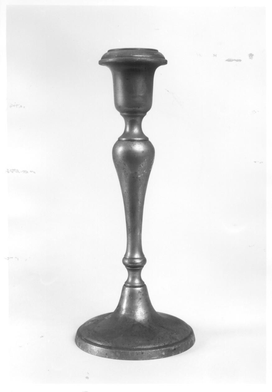 candeliere, elemento d'insieme - produzione piemontese (sec. XIX)