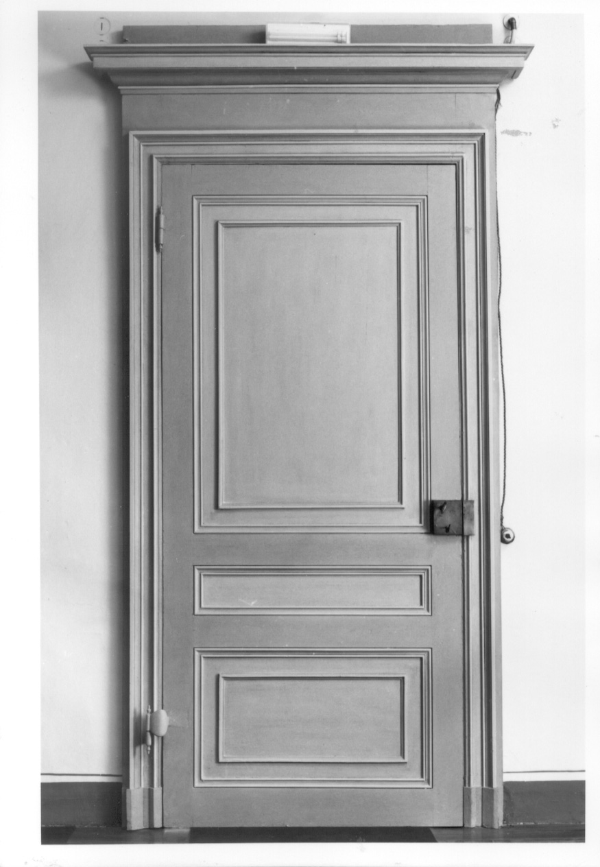 porta, opera isolata - ambito piemontese (metà sec. XIX)