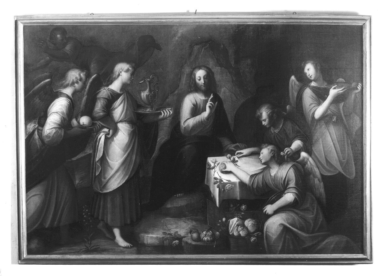 Cristo nel deserto (dipinto, opera isolata) di Caccia Orsola Maddalena (metà sec. XVII)