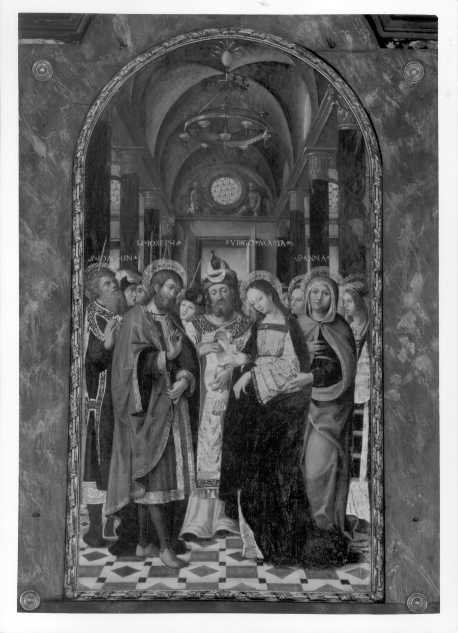 Sposalizio di Maria Vergine (dipinto, opera isolata) di Gandolfino da Roreto (fine sec. XV)