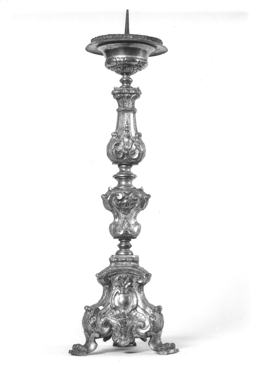 candeliere d'altare, serie - ambito lombardo-novarese (ultimo quarto sec. XVIII)