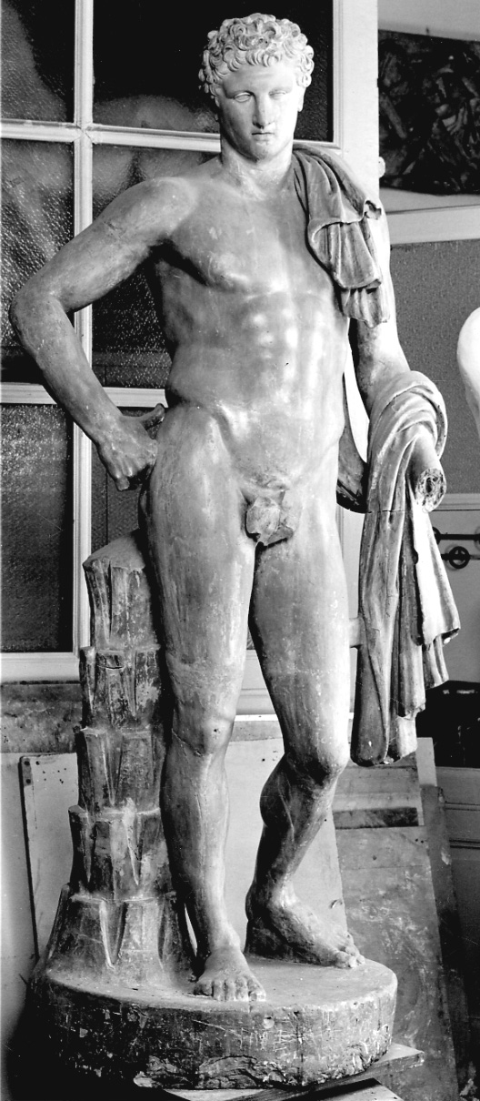 Antinoo del Belvedere, Antinoo (calco, opera isolata) - bottega italiana (ultimo quarto, secondo quarto sec. XVIII, sec. XIX)