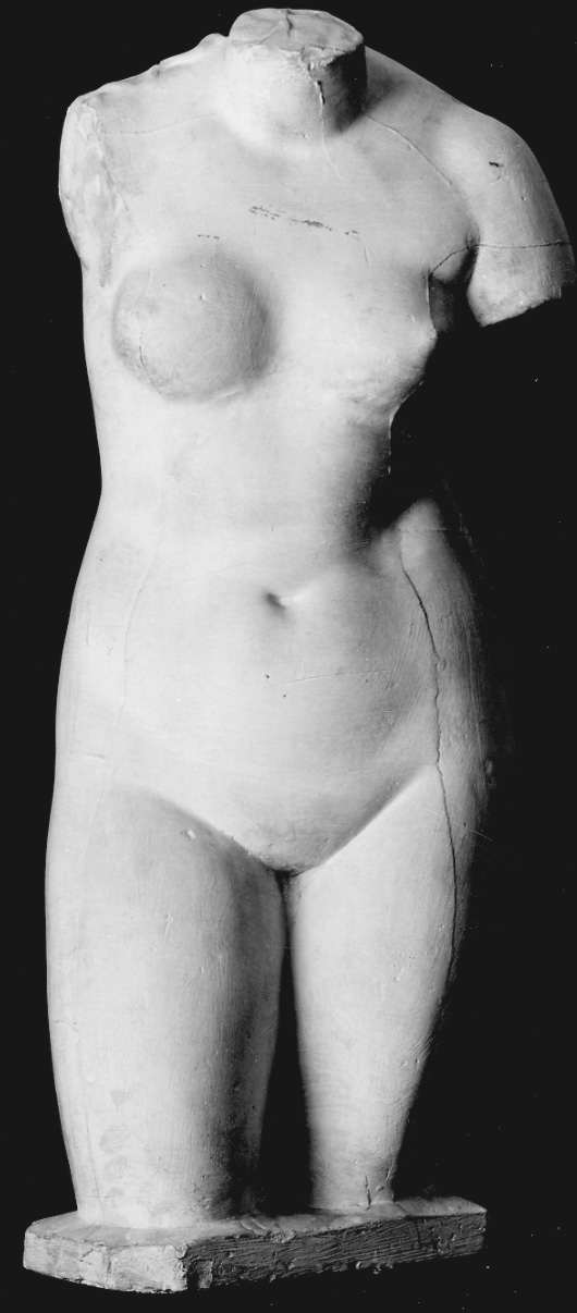 figura femminile nuda (calco, opera isolata) - bottega italiana (sec. XIX, sec. XX)