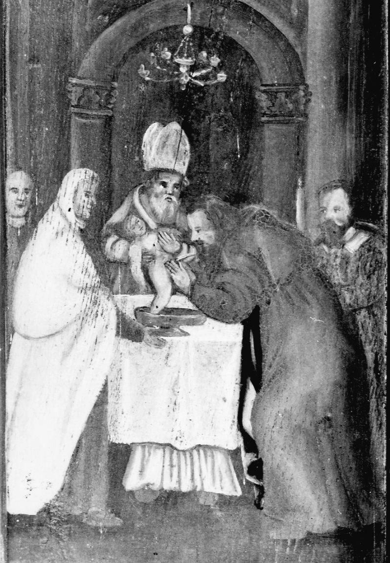 circoncisione di Gesù Bambino (dipinto, elemento d'insieme) - ambito piemontese (sec. XVII)