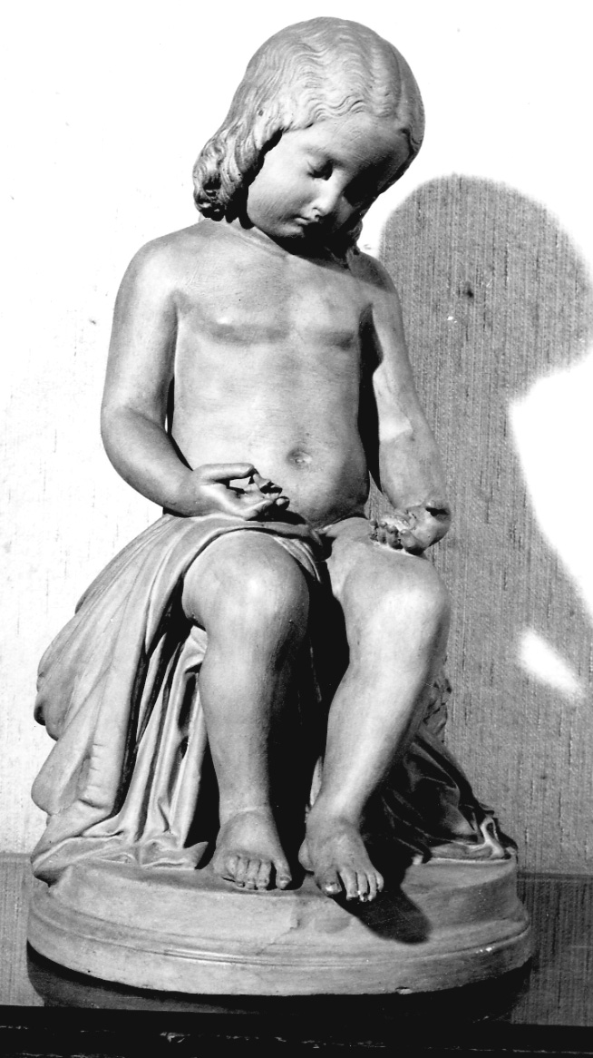 bambino dormiente (scultura, opera isolata) - bottega toscana (prima metà sec. XIX)