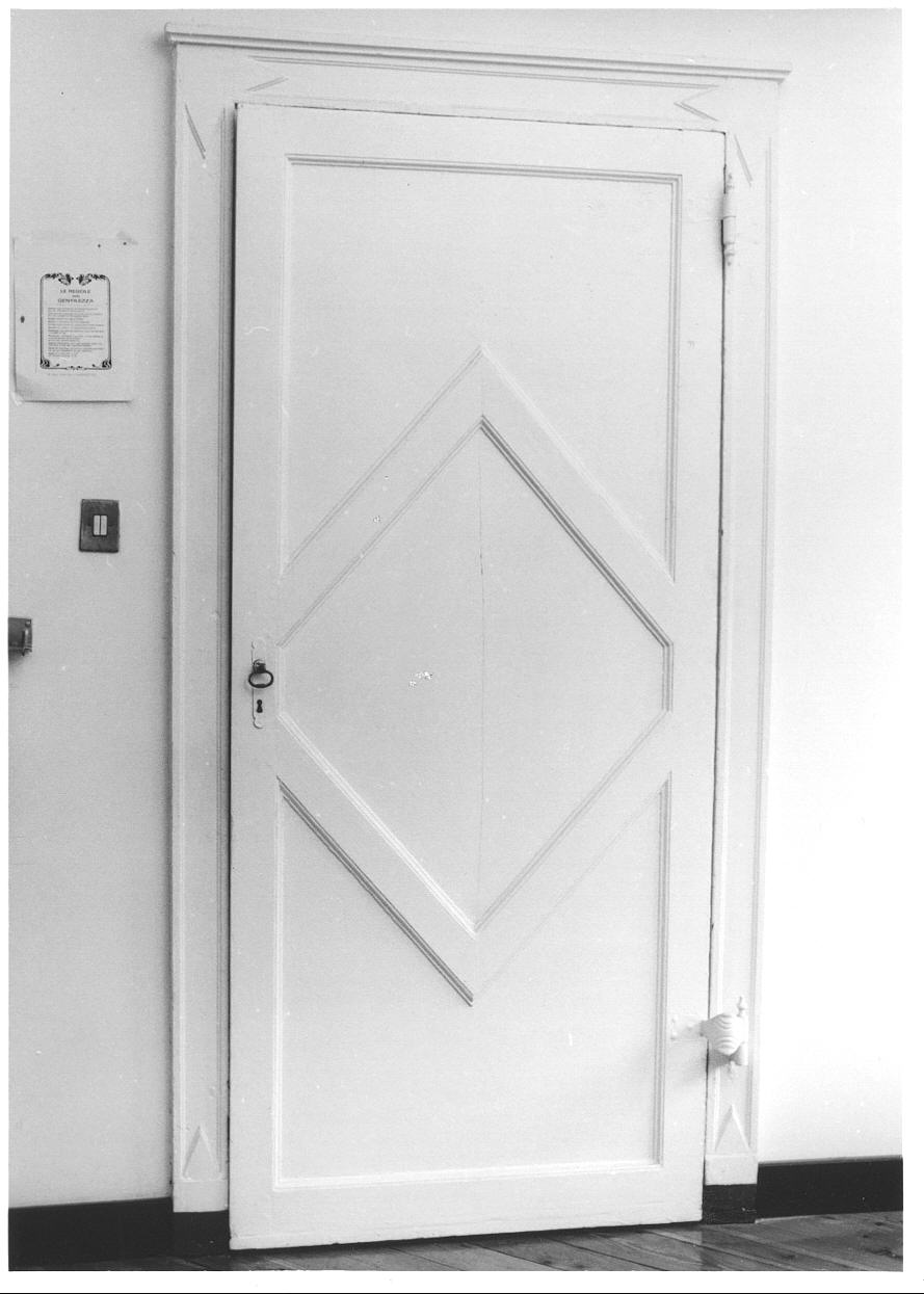 porta, opera isolata - bottega piemontese (seconda metà sec. XIX)