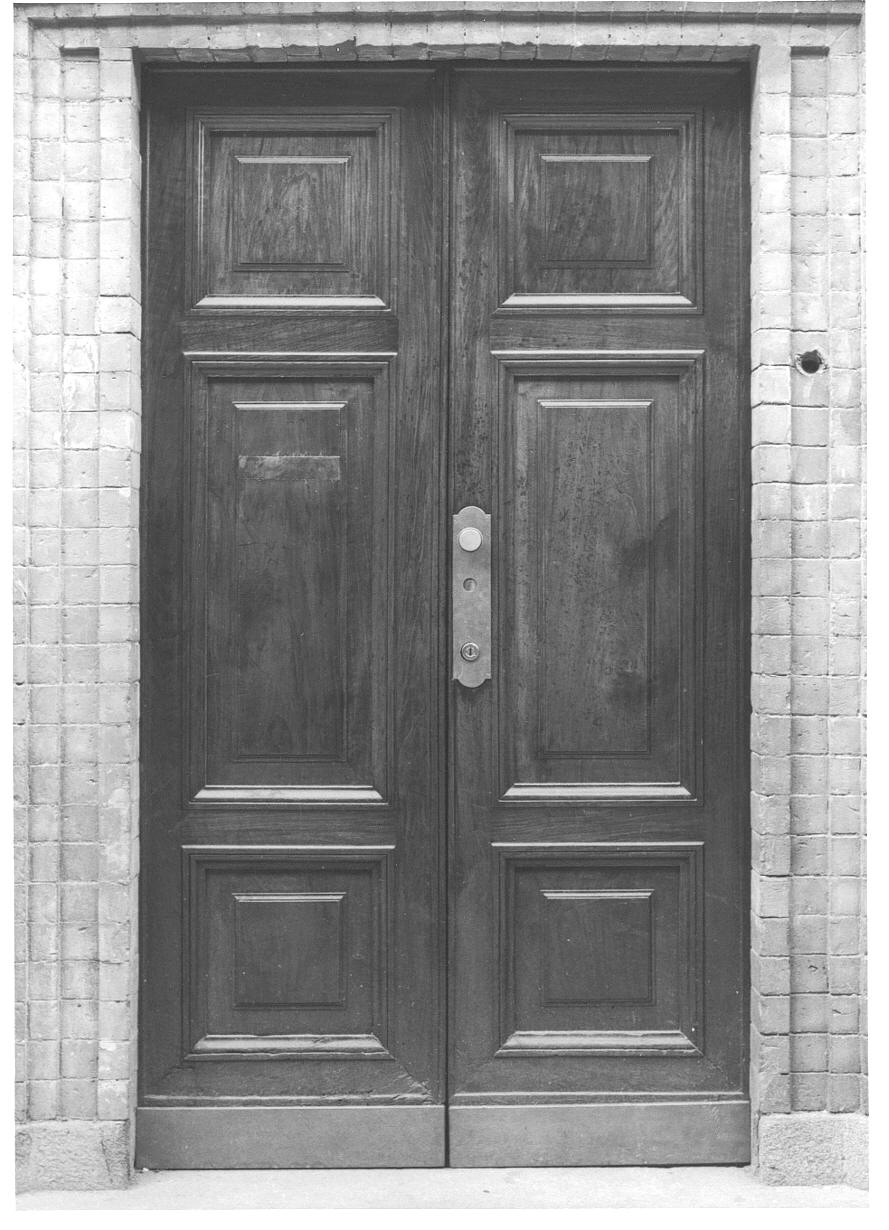 porta, opera isolata - bottega piemontese (secondo quarto sec. XIX)