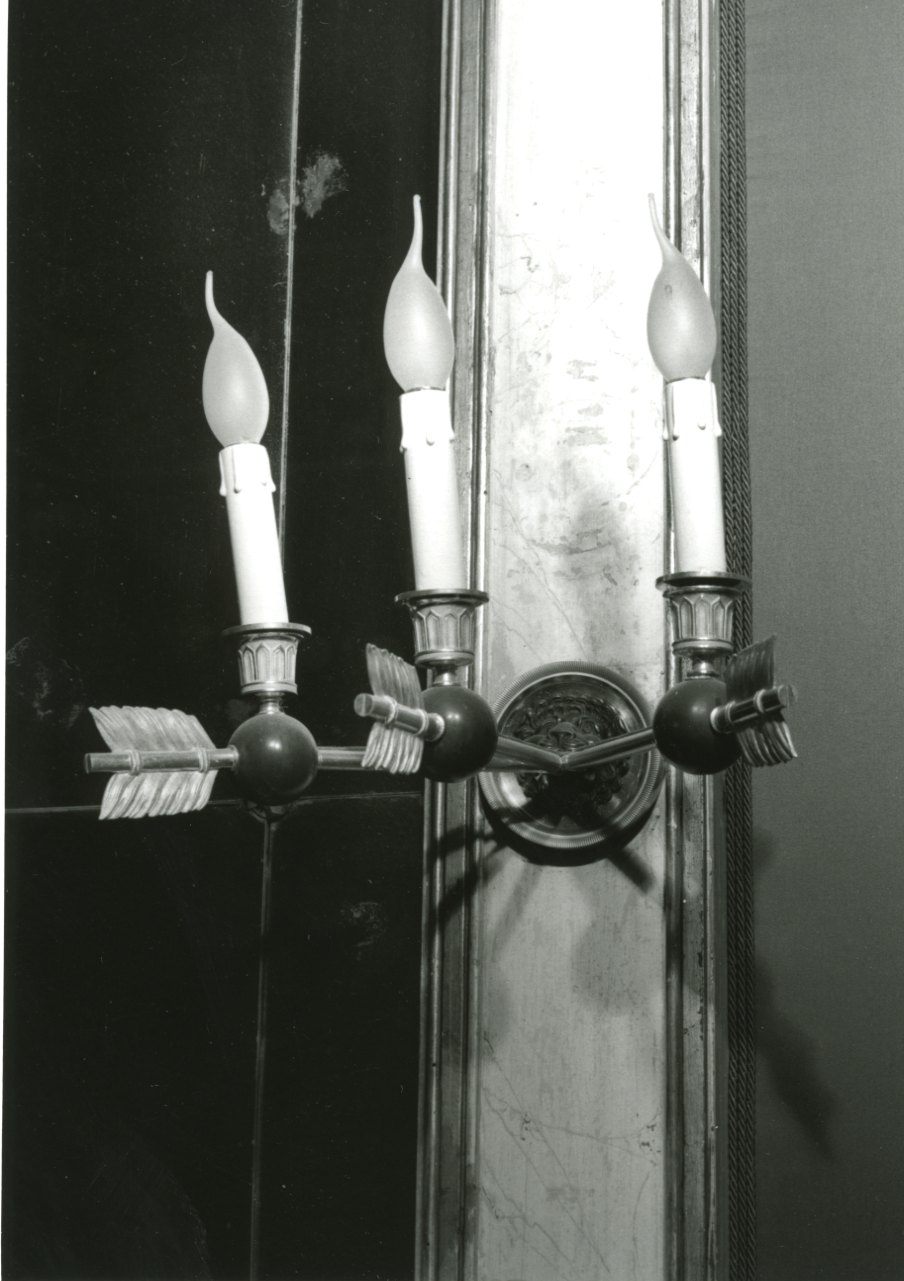 candeliere da parete, serie - bottega francese (primo quarto sec. XIX)