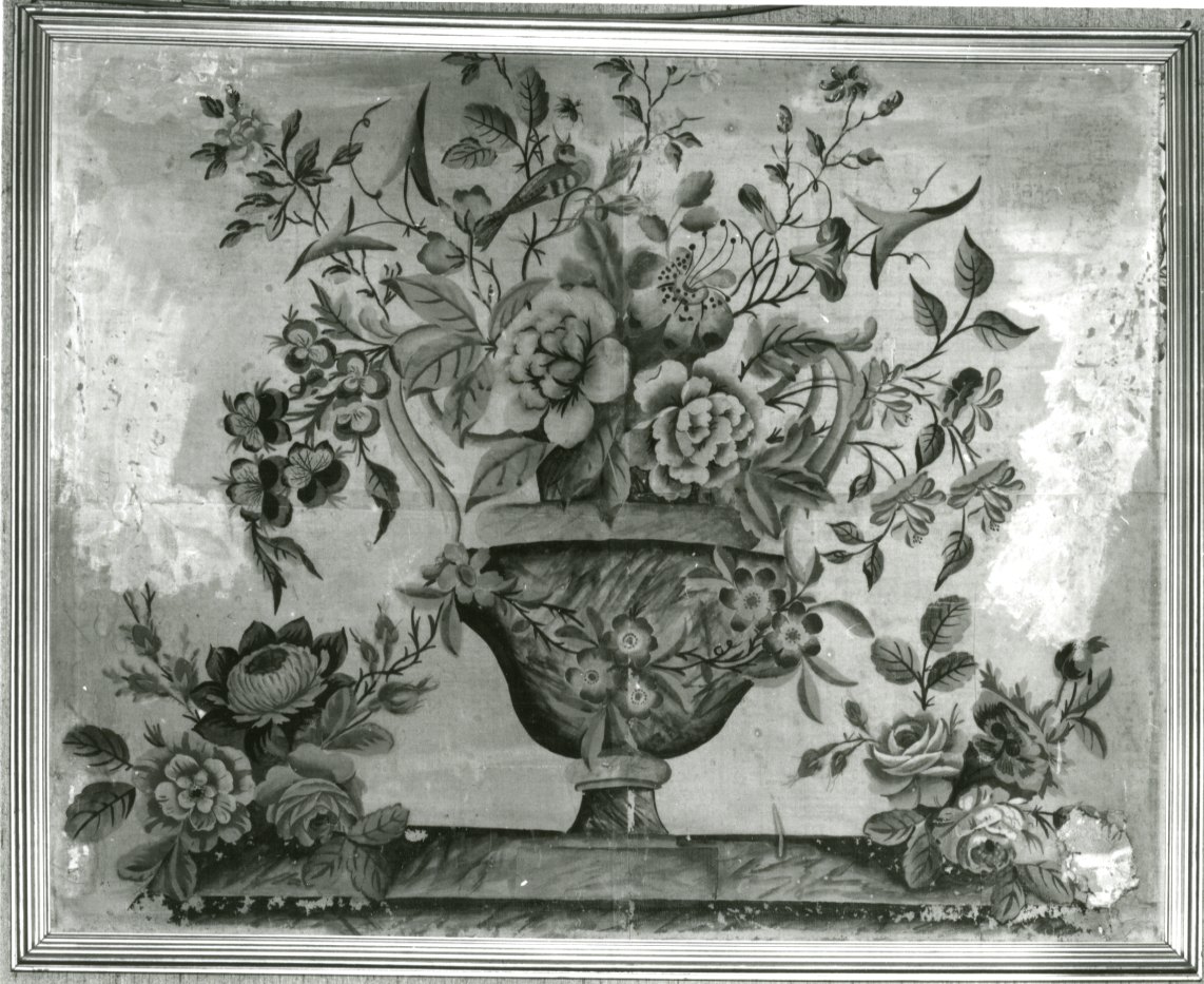 vaso con fiori (dipinto, opera isolata) - ambito piemontese (sec. XVIII)