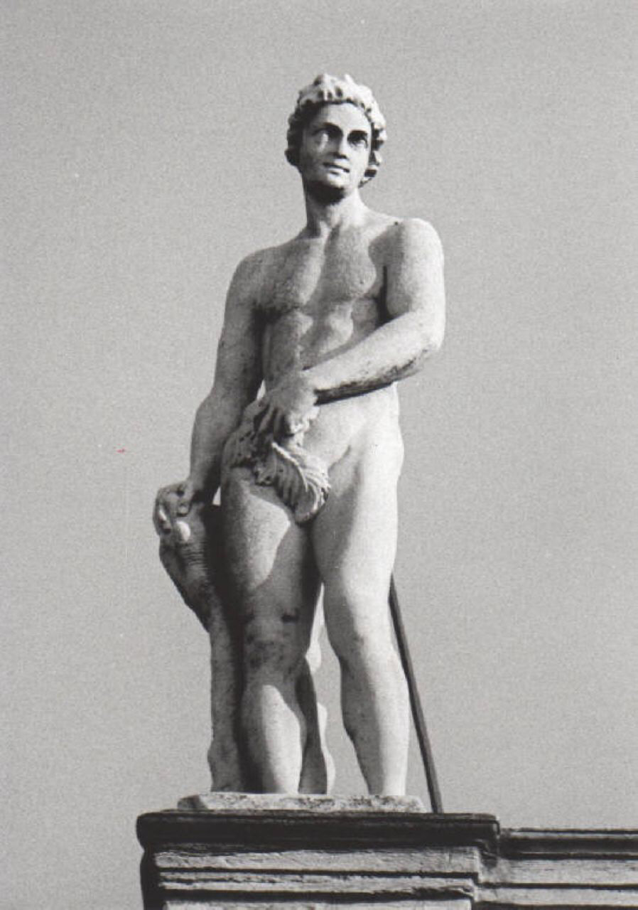 Adamo (statua, elemento d'insieme) di Falconi Bernardo (maniera) (sec. XVII)