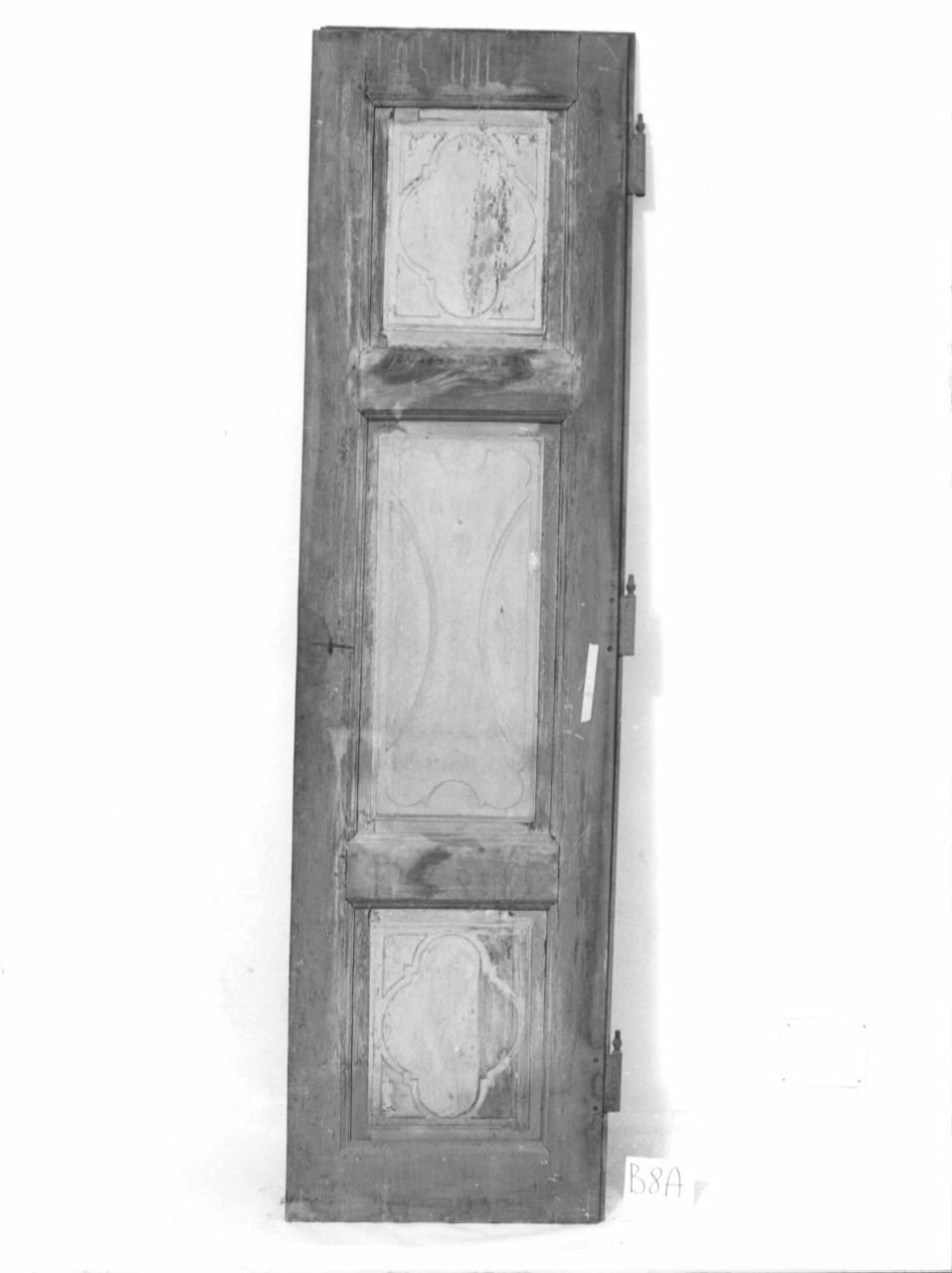scuro di porta finestra, serie di Almondo Mario ditta (secondo quarto, metà sec. XVIII, sec. XX)