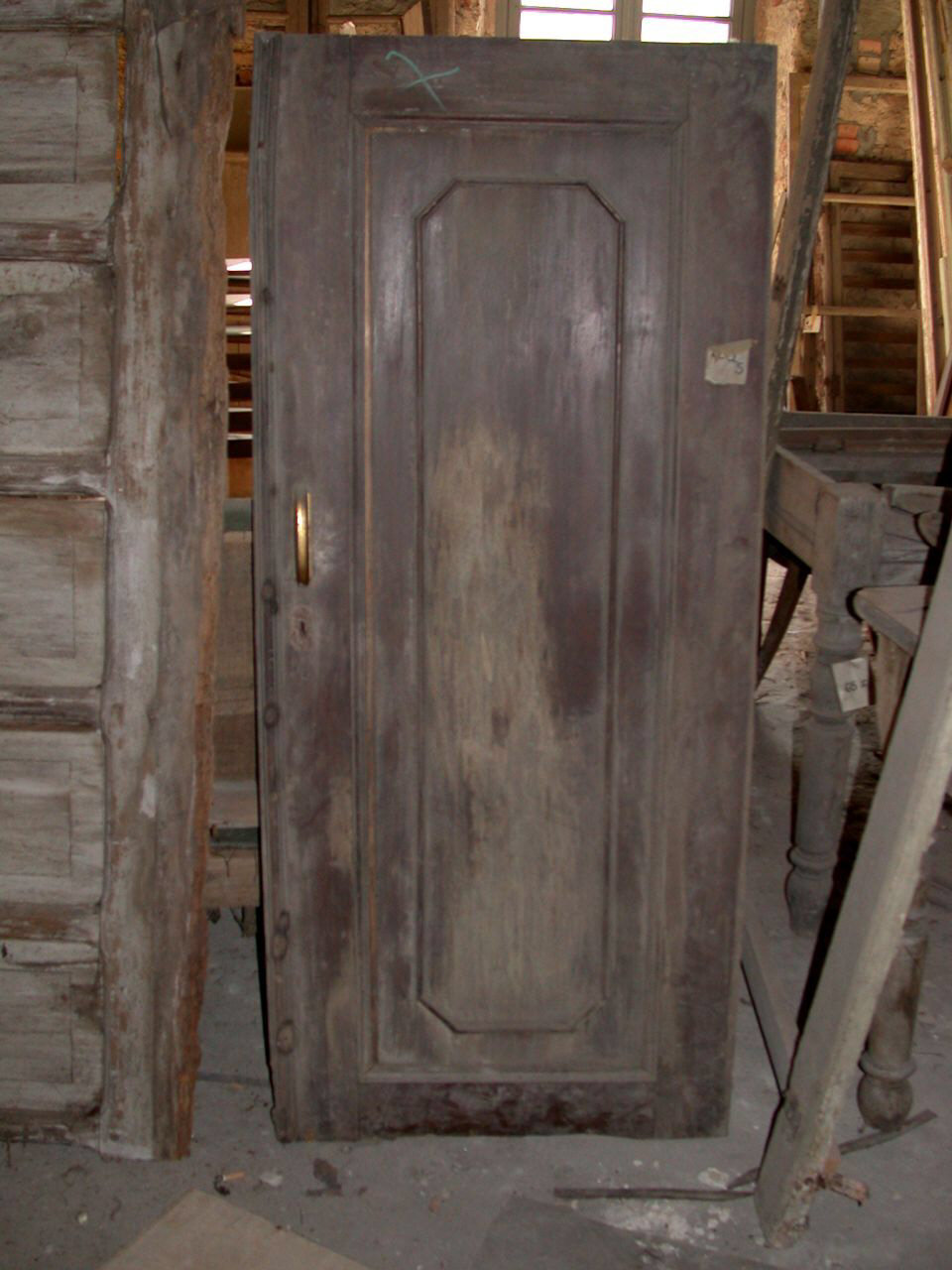 anta di armadietto, opera isolata - ambito piemontese (sec. XIX)