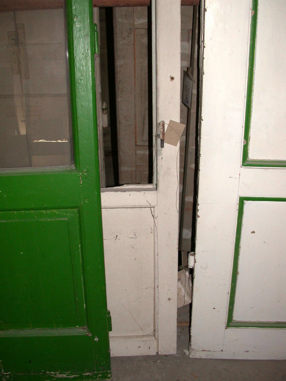 mostra di porta, opera isolata - ambito piemontese (sec. XIX)