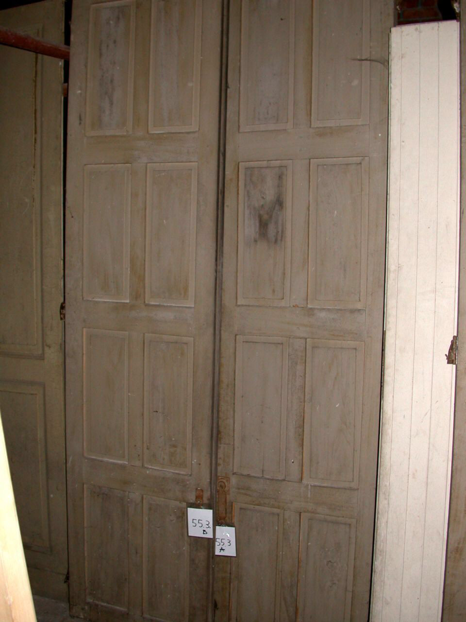 scuro di porta finestra, opera isolata - ambito piemontese (sec. XIX)