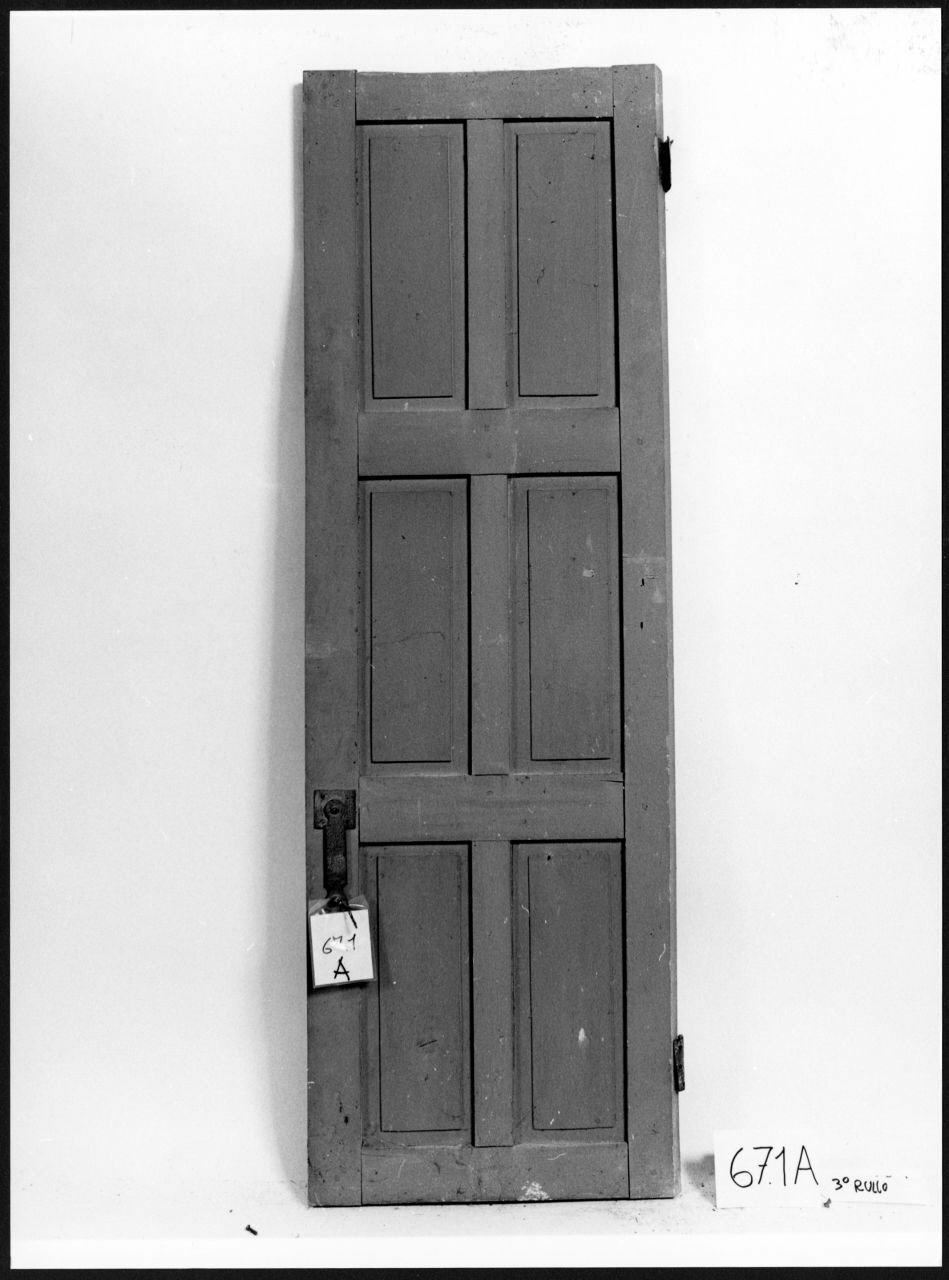 scuro di finestra, opera isolata - ambito piemontese (sec. XIX)