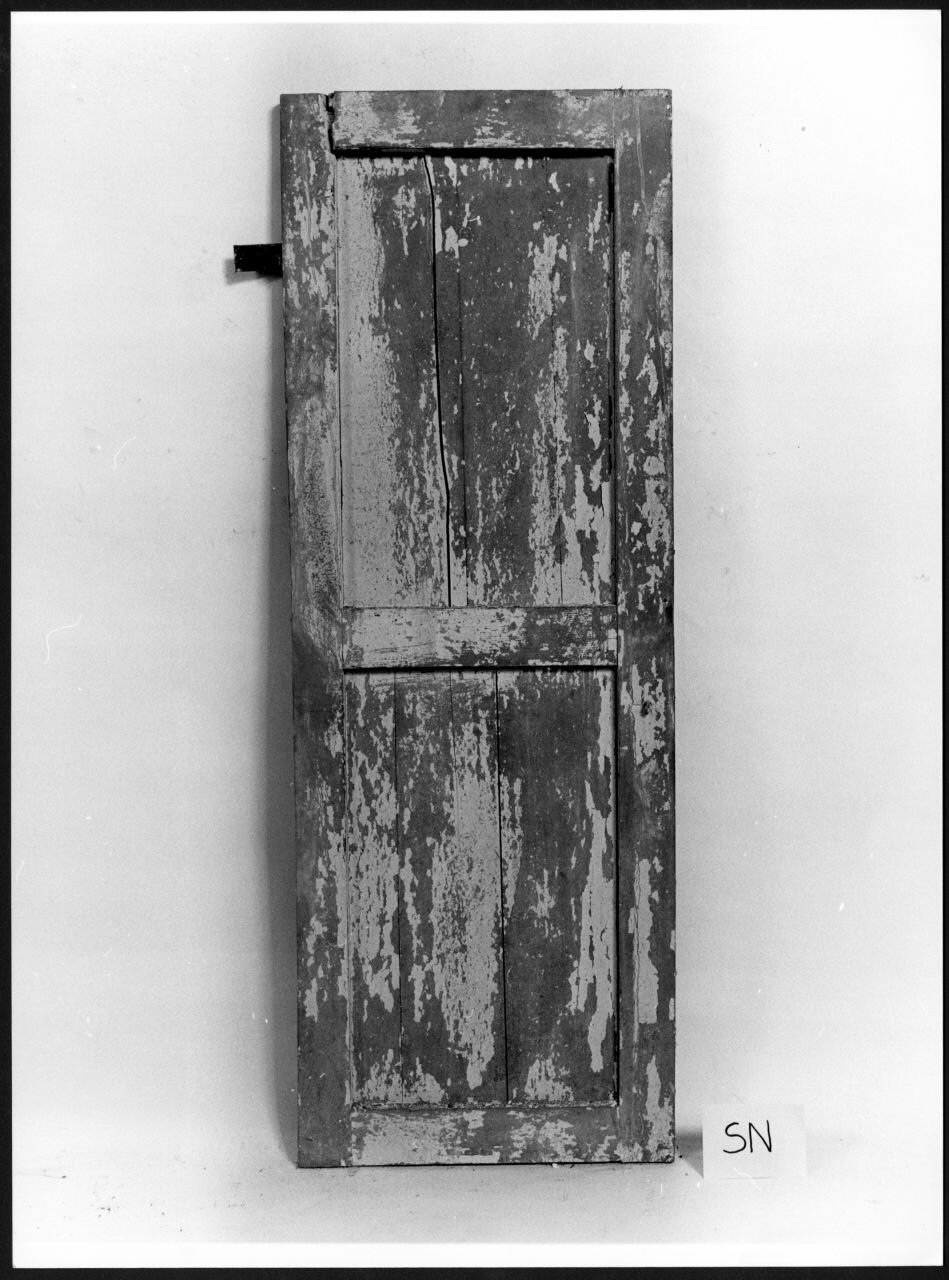 scuro di finestra, opera isolata - ambito piemontese (sec. XIX)