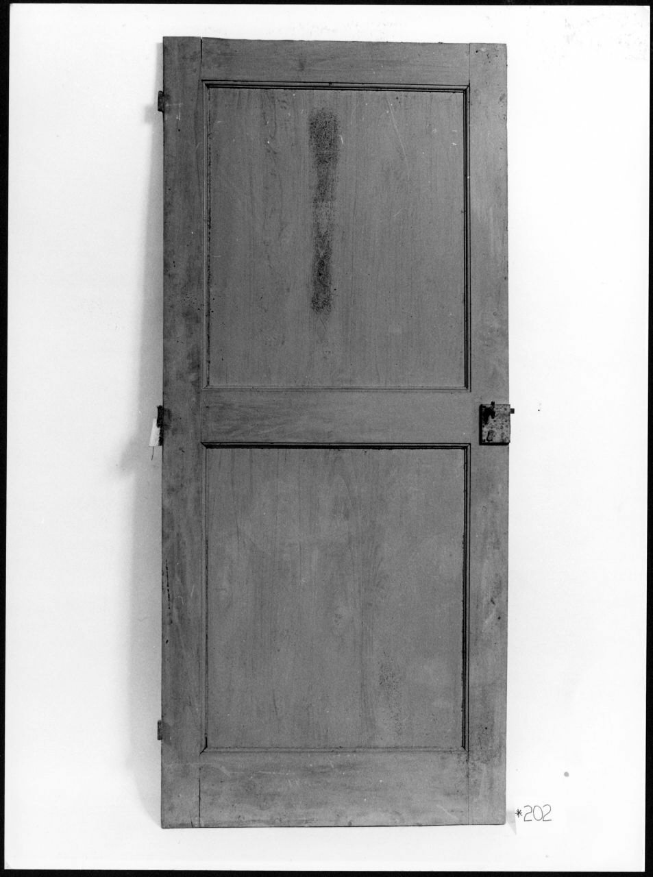 porta - ad un battente, opera isolata - ambito piemontese (sec. XIX)