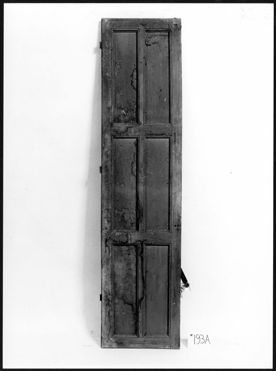 scuro di finestra, opera isolata - ambito piemontese (sec. XIX)