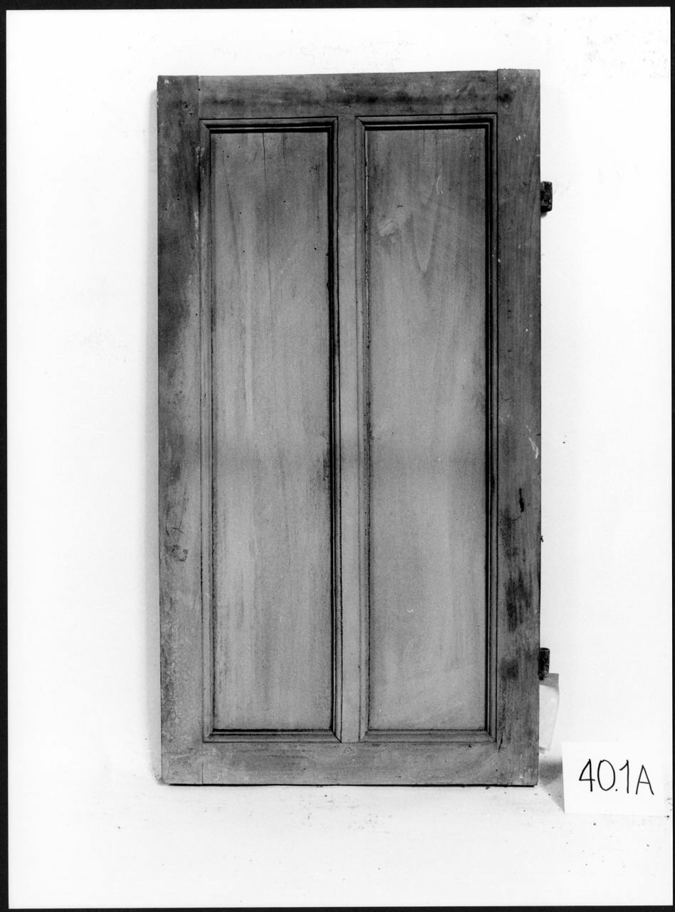 scuro di finestra, serie - ambito piemontese (sec. XIX)