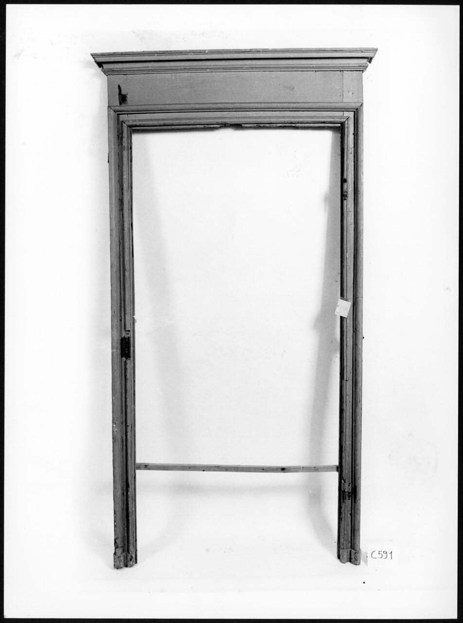 mostra di porta, opera isolata - ambito piemontese (sec. XIX)