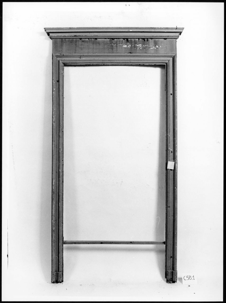 mostra di porta, opera isolata - ambito piemontese (sec. XIX)