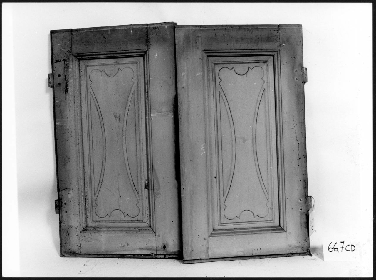 scuro di finestra, serie - ambito piemontese (sec. XIX)