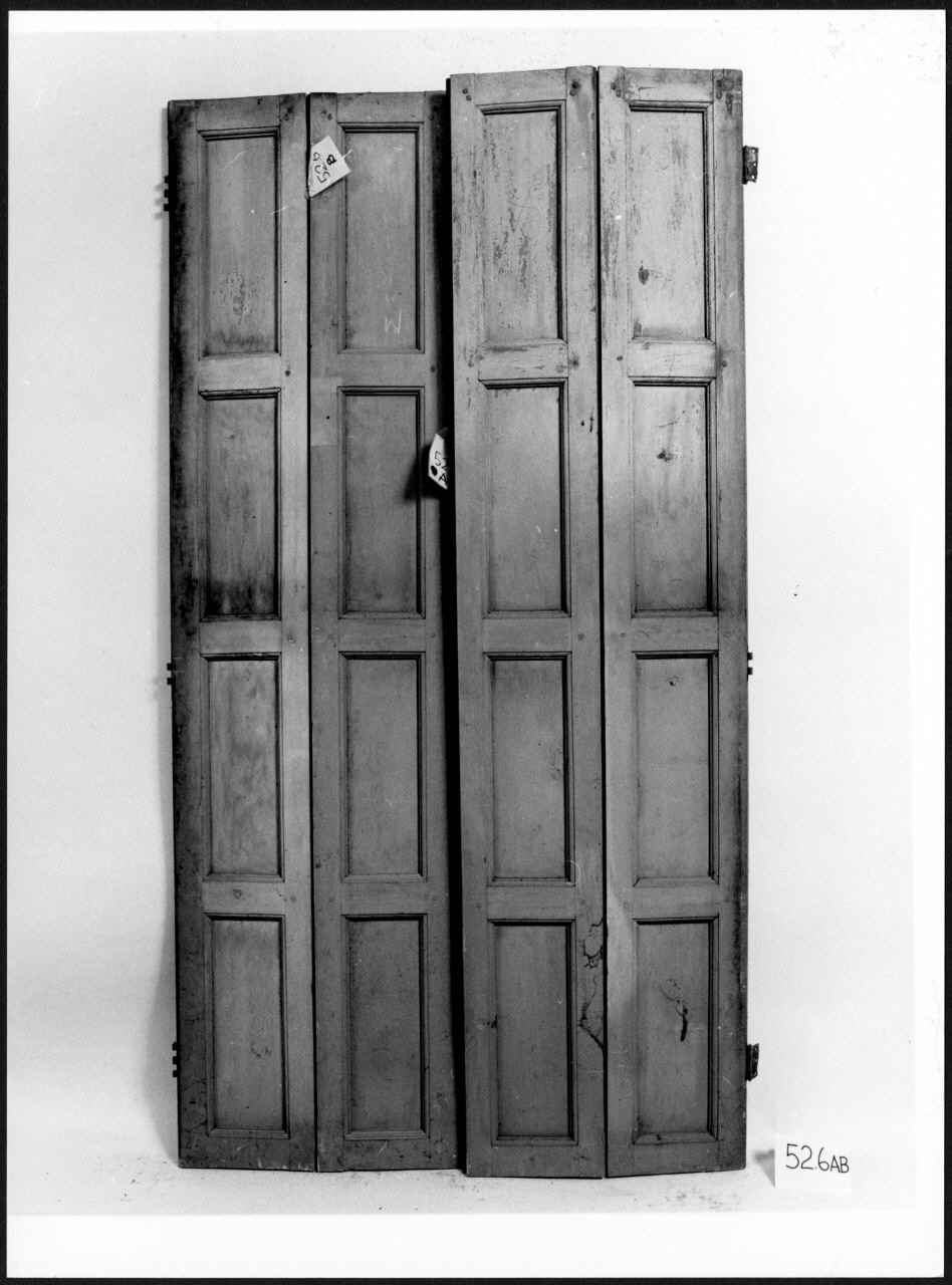 scuro di finestra, serie - ambito piemontese (sec. XIX)