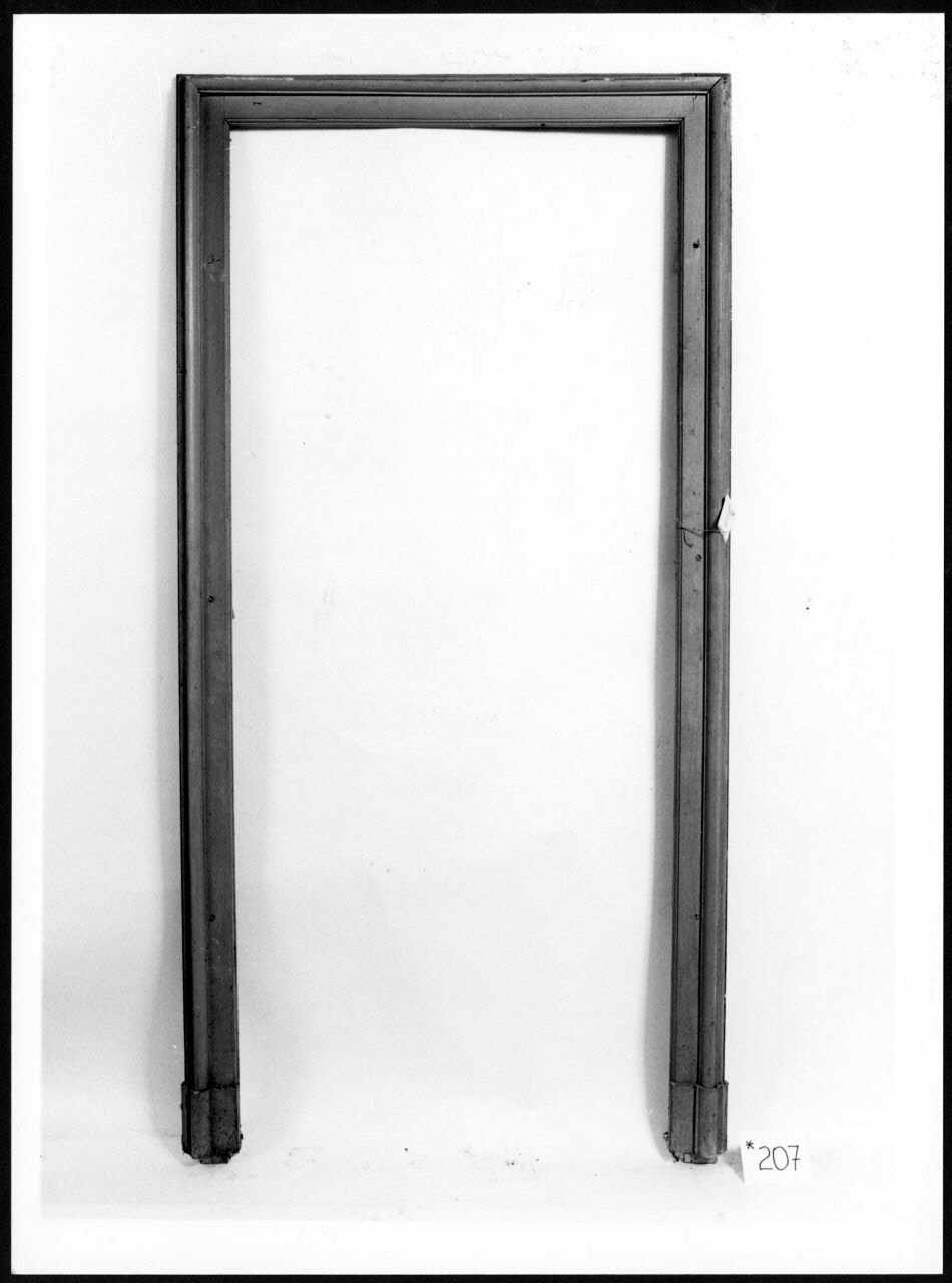 mostra di porta, opera isolata - ambito piemontese (sec. XIX)