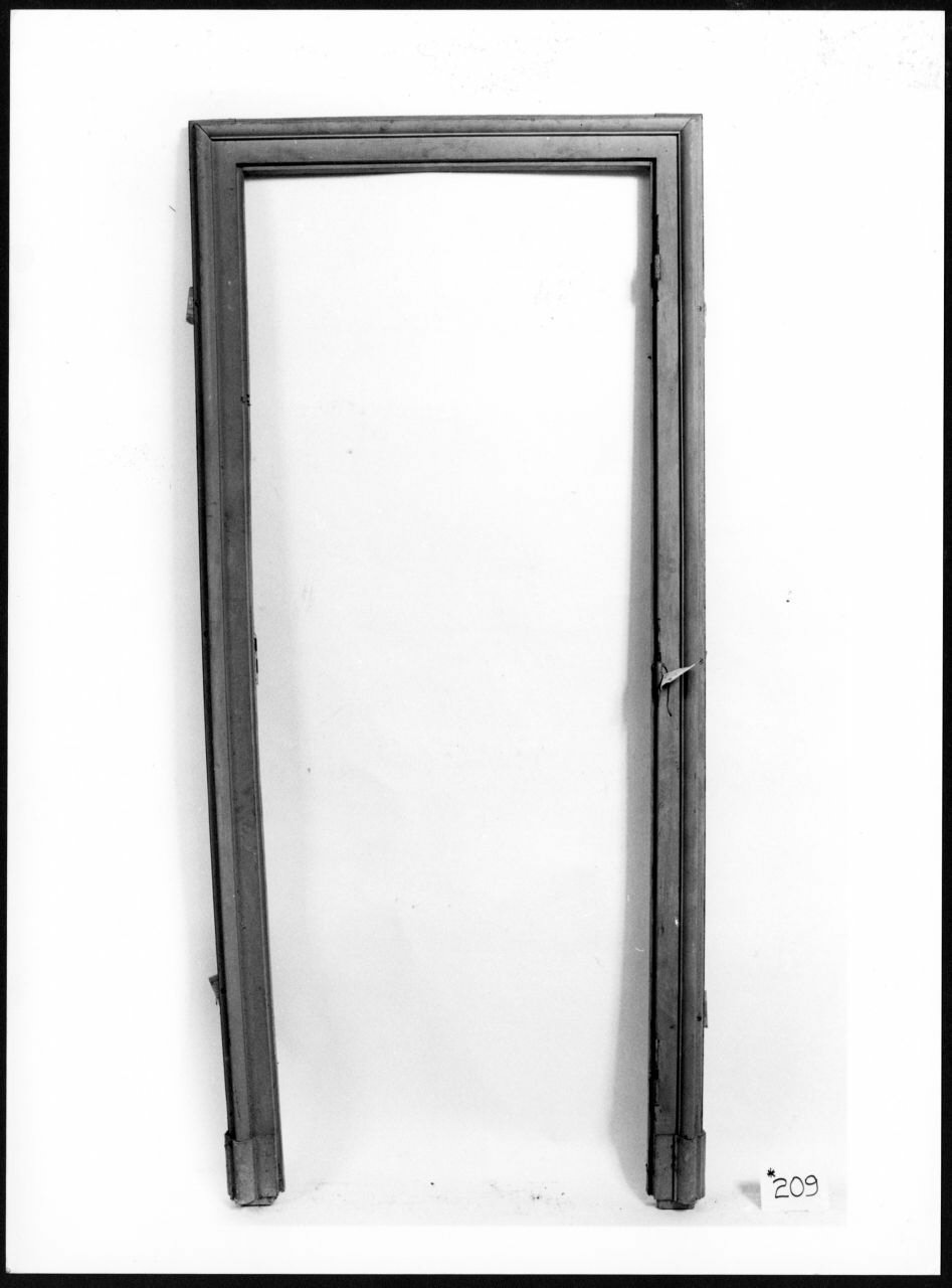 mostra di porta, opera isolata - ambito piemontese (sec. XIX)