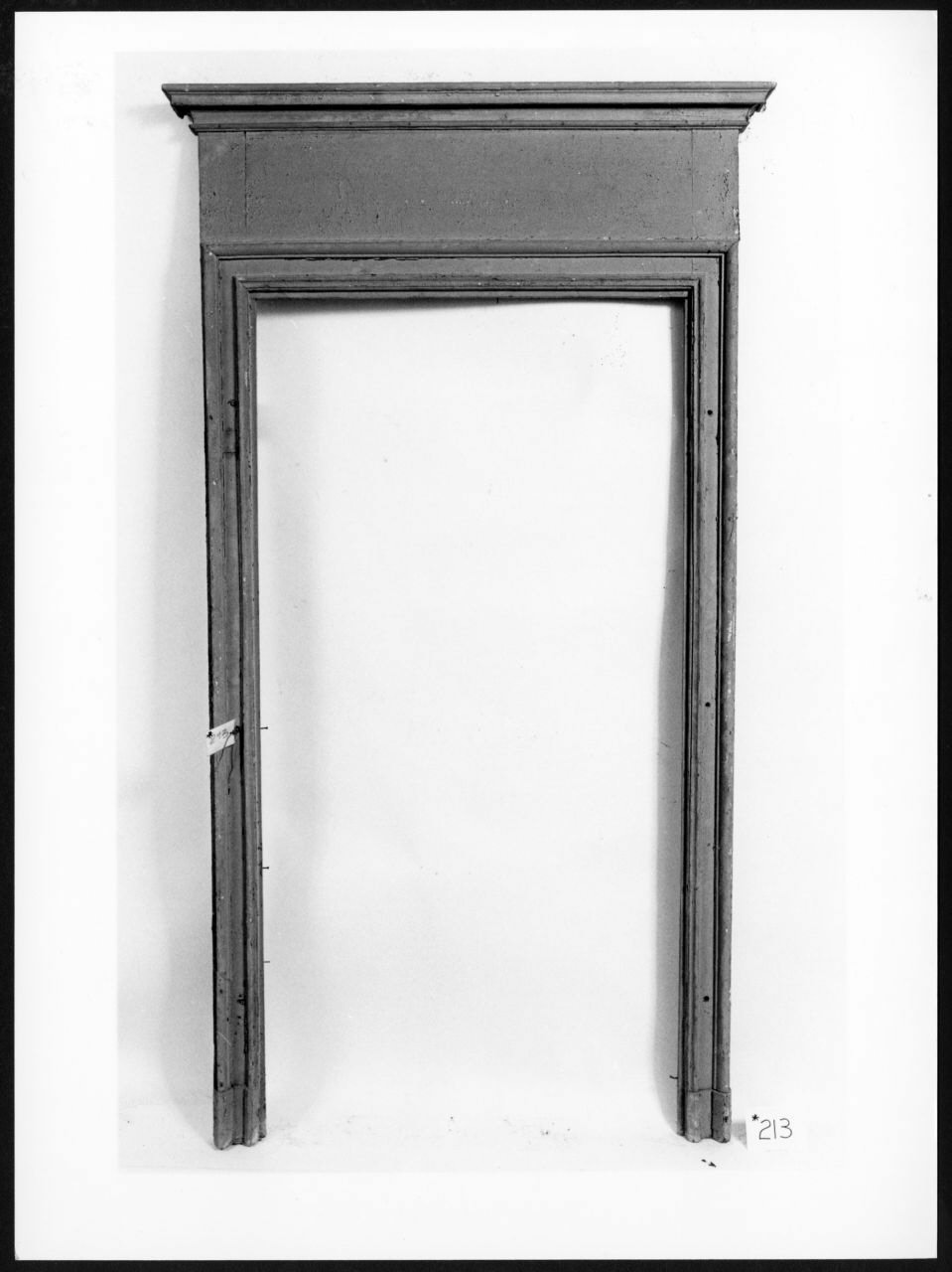 mostra di porta, opera isolata - ambito piemontese (sec. XIX)