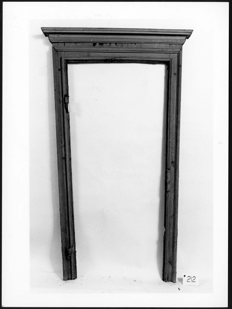 mostra di porta, opera isolata - ambito piemontese (sec. XIX)