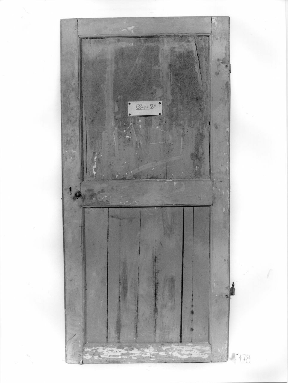 porta - ad un battente, opera isolata - ambito piemontese (sec. XIX)